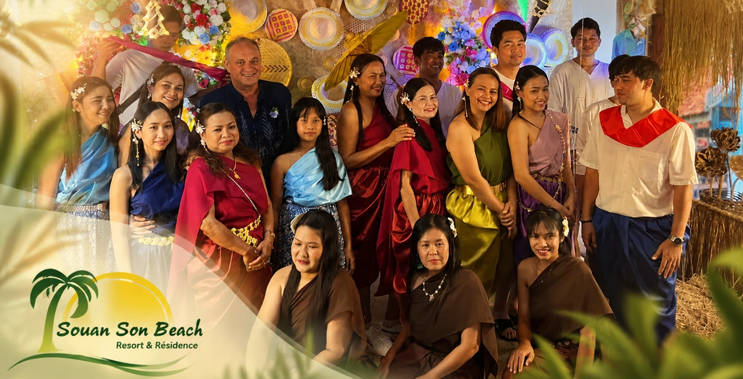 Resort francophone Souan Son Beach au bord de la mer en Thaïlande