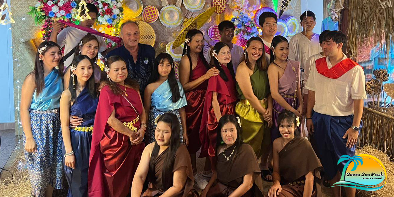 Resort francophone Souan Son Beach au bord de la mer en Thaïlande